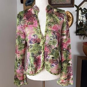 Alberto Makali Fairy Sequin Bell Sleeve Cardigan